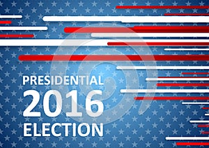 USA Presidential Election 2016 brochure template