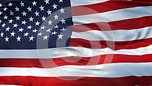 USA Realistic Waving Flag Background