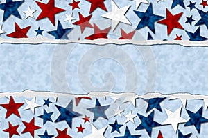 USA red, white and blue stars background