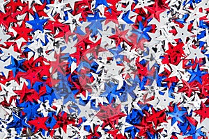 USA red, white and blue stars background