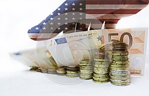 Usa sanctions on  hand take money eurors cash ecomomy financial  restrictions
