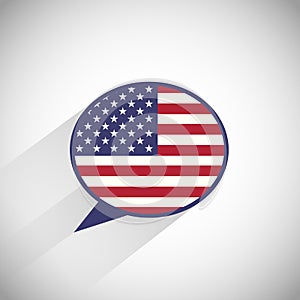 Usa speech balloon