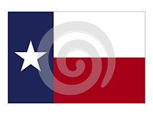 USA state flag of Texas