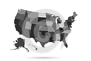 Usa states map