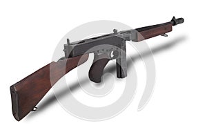 USA submachine gun Thompson