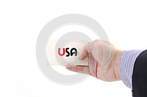 Usa text concept