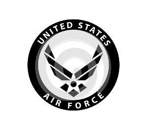 Usa U.S. Air Force Logo Sign Symbol photo