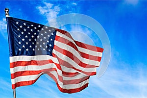 USA United State of America flag background