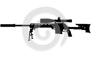 USA United States Army FNH USA Ballista 338 Herstal Lapua Magnum Sniper rifle, United States Marine Corps and United States Armed