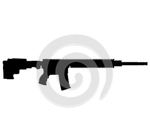 USA United States Army, United States Armed Forces, Marine Corps, Police fully automatic machine gun AR-15 rifle American Tactical