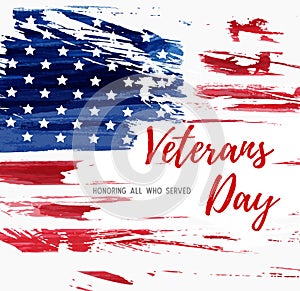 USA Veterans day background