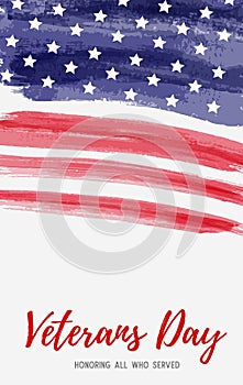 USA Veterans day background