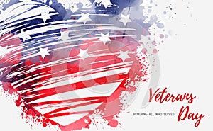 USA Veterans day background