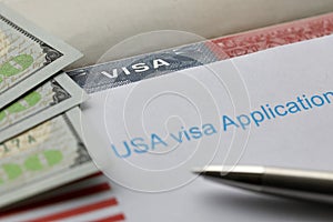 USA visa application paper form