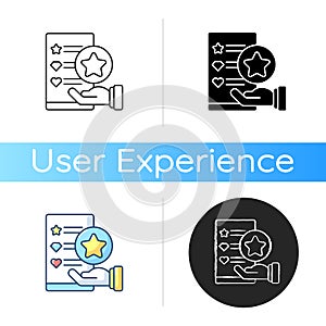 Usability evaluation icon