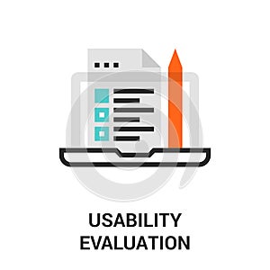 Usability evaluation icon