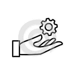 Usability icon, vector illustration
