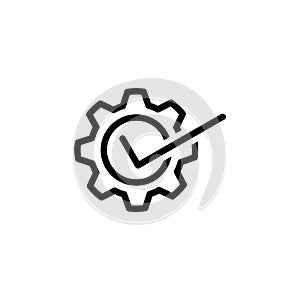 Usability icon, vector illustration