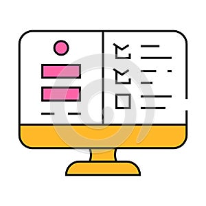 usability testing ux ui design icon color illustration