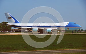 USAF Air Force One 82-8000 Boeing VC-25A CN 23824 LN 679 . Taken in May 1998 .