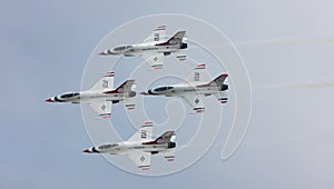 USAF Thunderbirds diamond formation