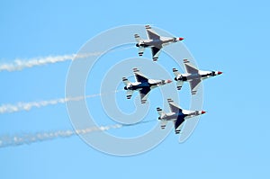 USAF Thunderbirds Diamond Formation