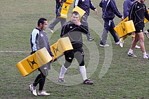 USAP training session at the Aime Giral Stadium