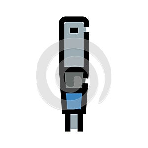Usb c connector illustrating data transfer and charging