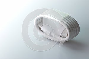 USB Cable Charger for smartphone on gray background