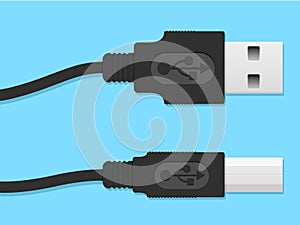 USB cable connector