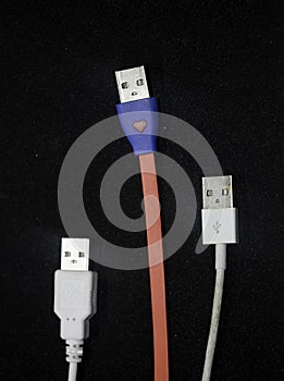 usb cable connects electronic device