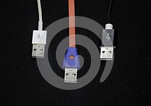 usb cable connects electronic device