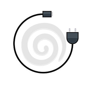 USB cable icon photo