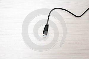 Usb cable informatica data transmission, energy, internet photo