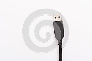 USB cable isolated on white background