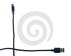 USB cable and mini close up
