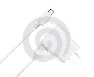 USB cable plug with USB power plug adaptor