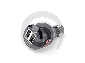 USB Car Charger on a white
