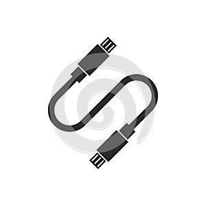 USB data transfer,cable icon
