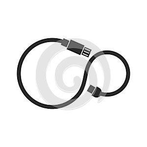 USB data transfer,cable icon