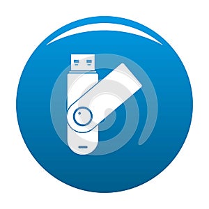 Usb device icon blue