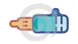 USB Drive Memory Stick, Digital Data Storage, vector design Generative AI