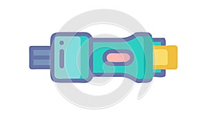 USB Drive Portable Data Storage Device, vector design Generative AI