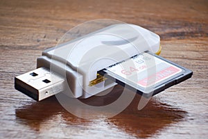USB flash drive with adapter and SD memory
