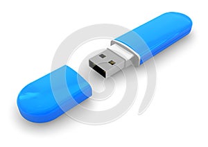 USB flash drive with cap