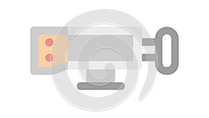 USB Flash Drive Icon, Digital Storage Device, vector design Generative AI