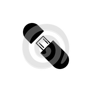 usb flash drive icon. Simple glyph, flat vector of Web icons for UI and UX, website or mobile application