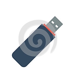 USB flash drive Icon Vector.