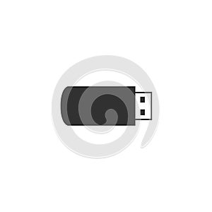 USB flash drive icon. Web site page and mobile app design vector element. Stock Vector illustration isolated on white background