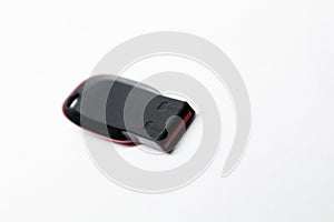 USB flash drive, isolated white
